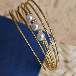 BRAZALETE TRIPLE ACERO  Joya de acero inoxidable